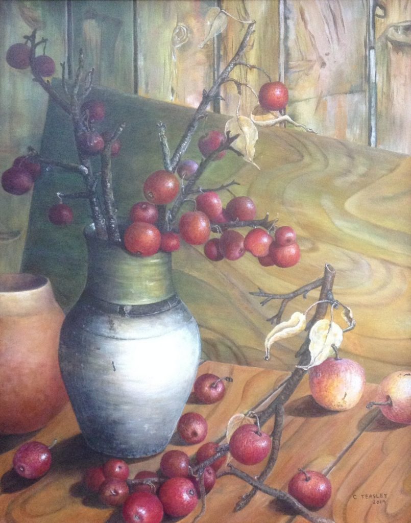 Crabapples in Clay Pot - Chong Teasley