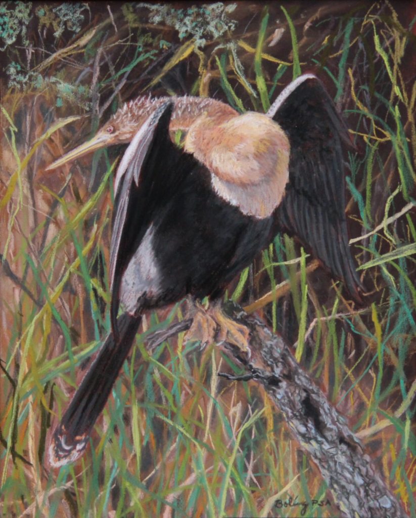 Drying Off - Pastel