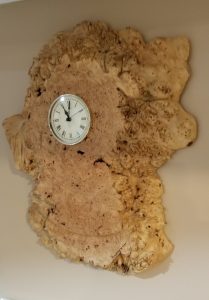 George Jones, III - Big Leaf maple wall clock