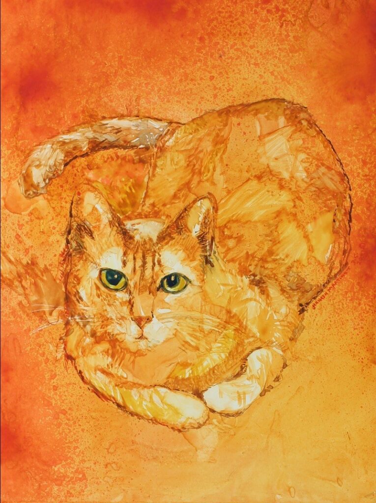 Janet Hansen Martinet - Lulu Warrior Kitty